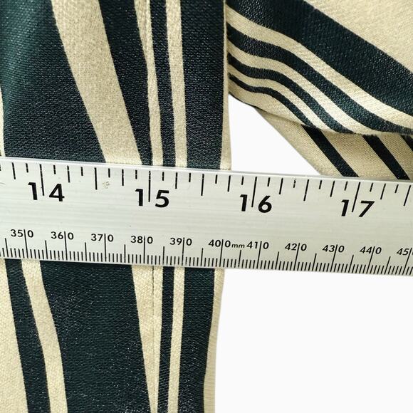 Dana Buchman Striped Gold and Black Blazer Women’s Size 4 - Picture 6 of 10